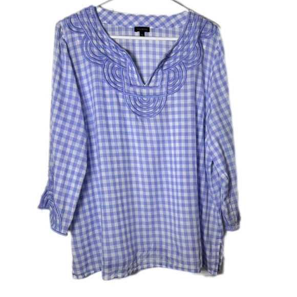 Talbots embroidered blouse - Picture 1 of 4
